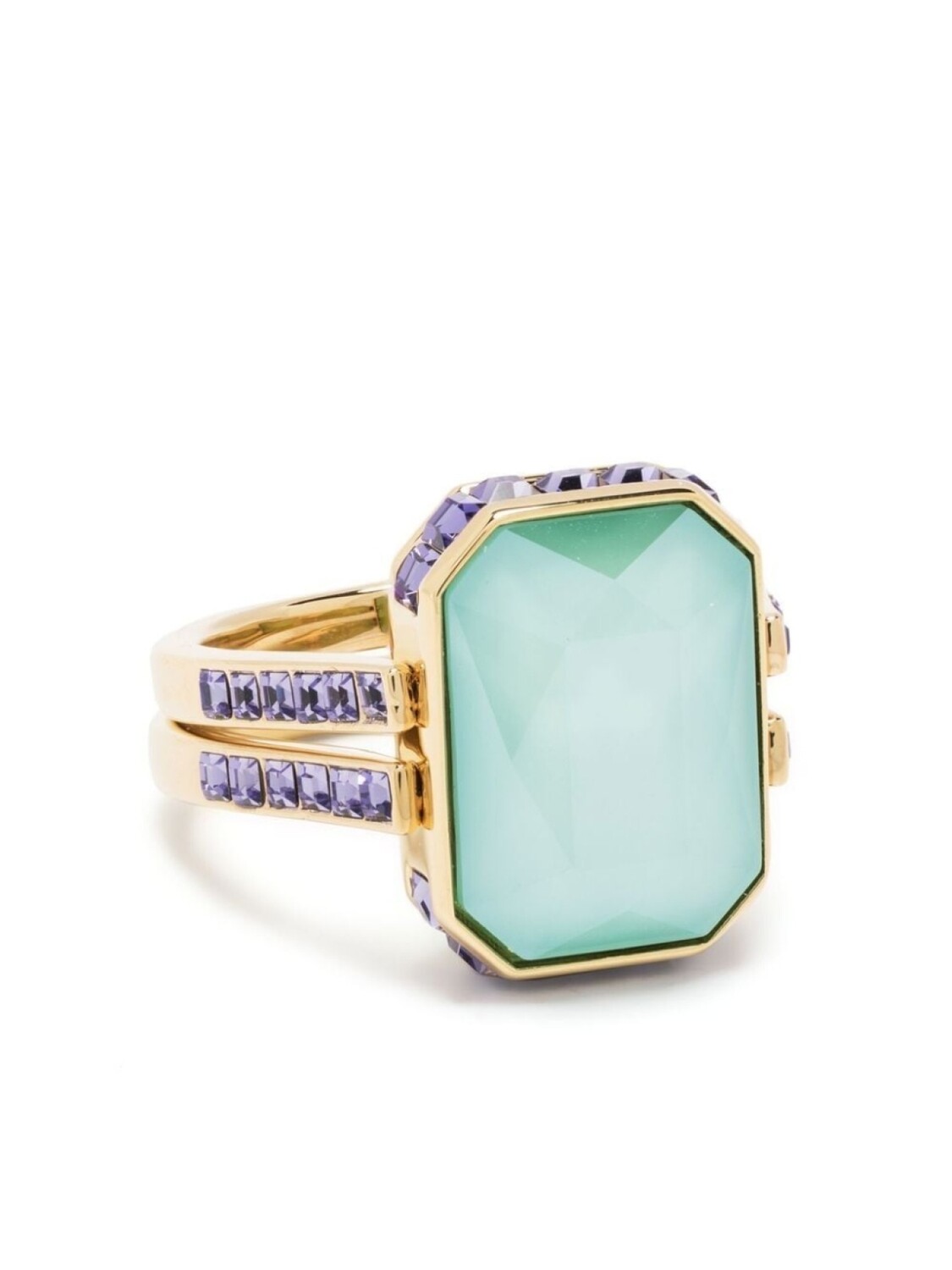 

Кольцо Orbita Swarovski, золотой