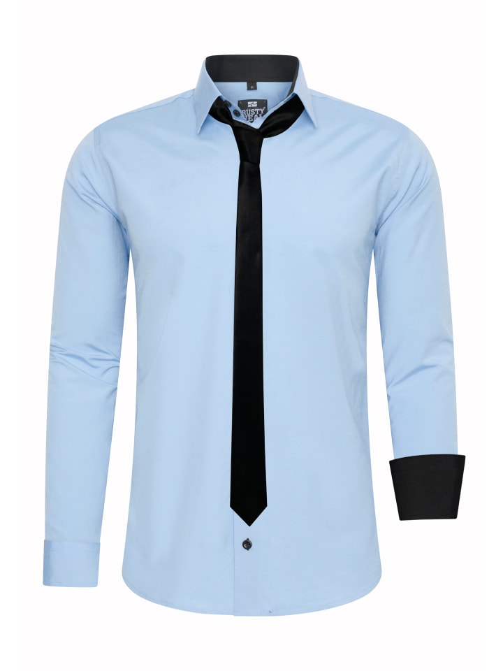 

Rusty Neal Светло-голубая рубашка и галстук