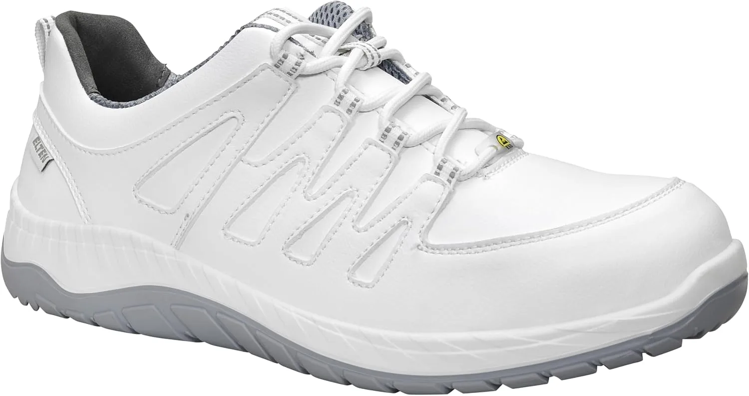 Защитные ботинки ELTEN Maddox White Low ESD S3S, для мужчин и женщин, текстиль, стальной защитный носок, легкие, спортивные, белый