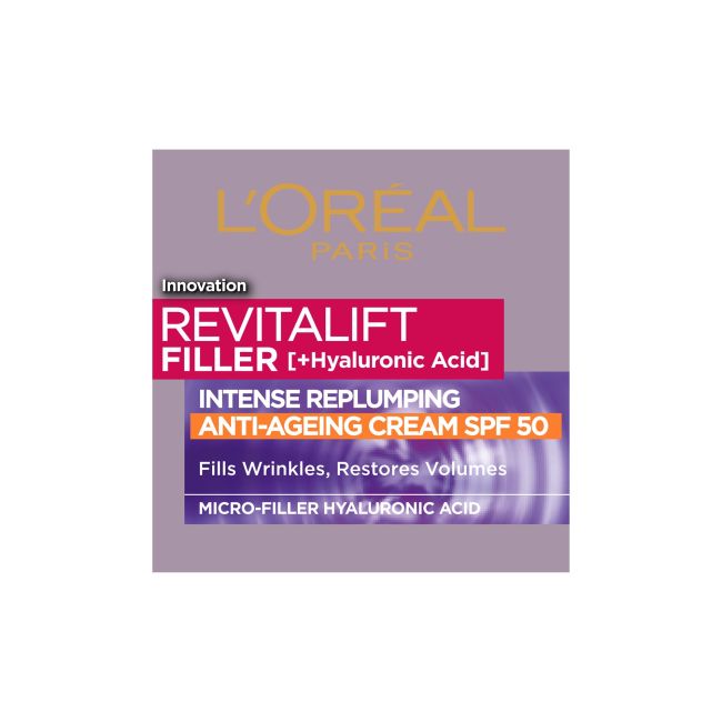 

L'Oreal Revitalift Filler Anti-Aging SPF50 крем для лица L'oreal Paris, 50 мл