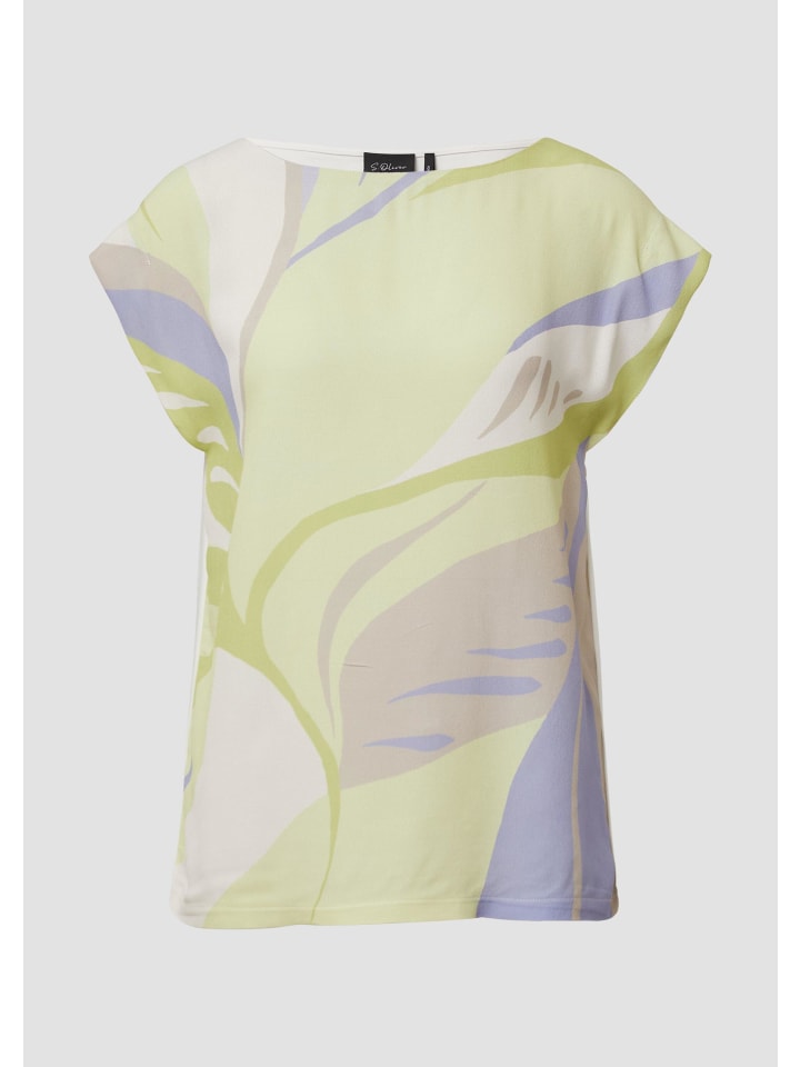 

Футболка в цвете 02D4_cream s.Oliver, Хаки, Футболка в цвете 02D4_cream s.Oliver