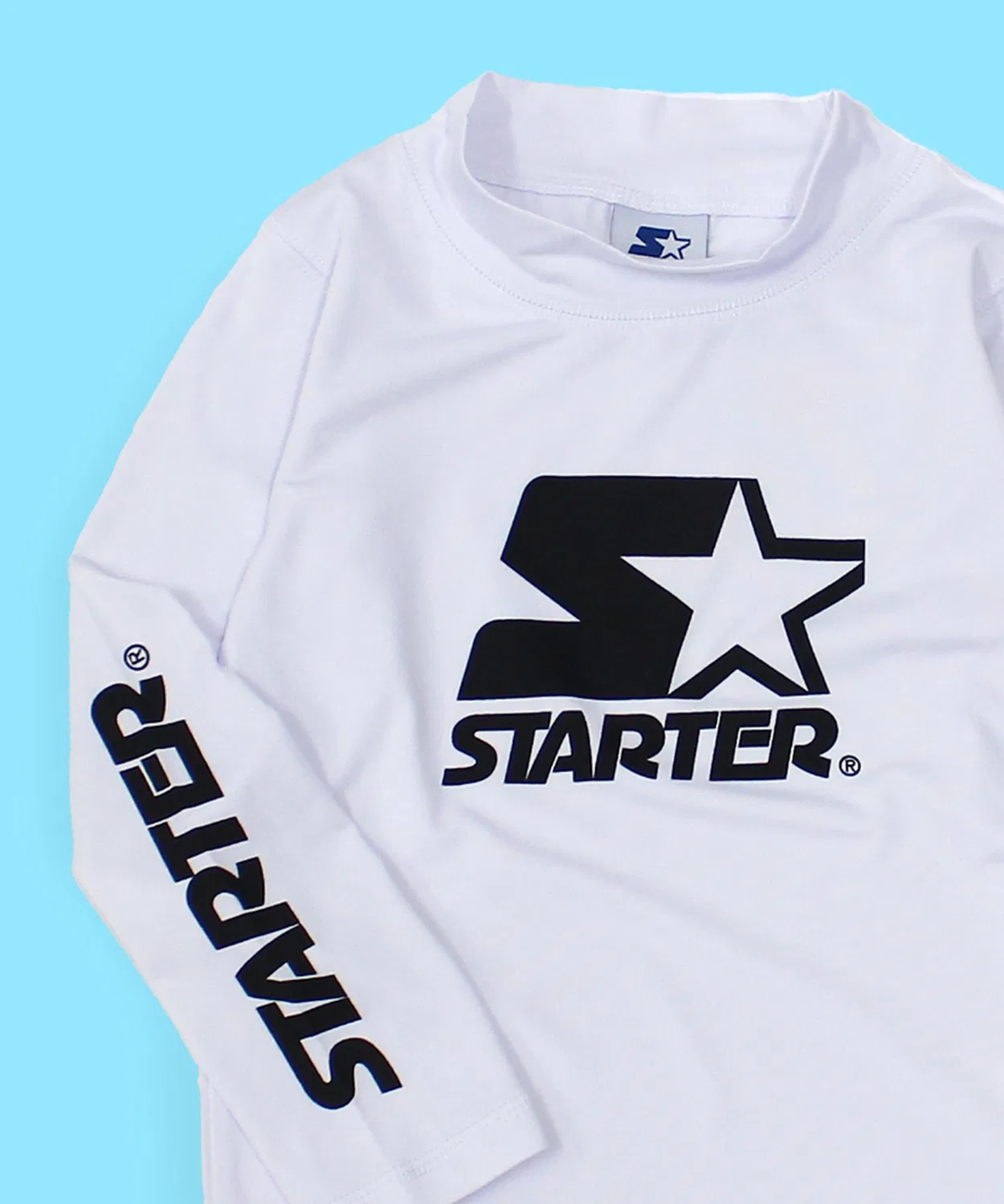 Детская рашгард с длинным рукавом Starter, офф-вайт