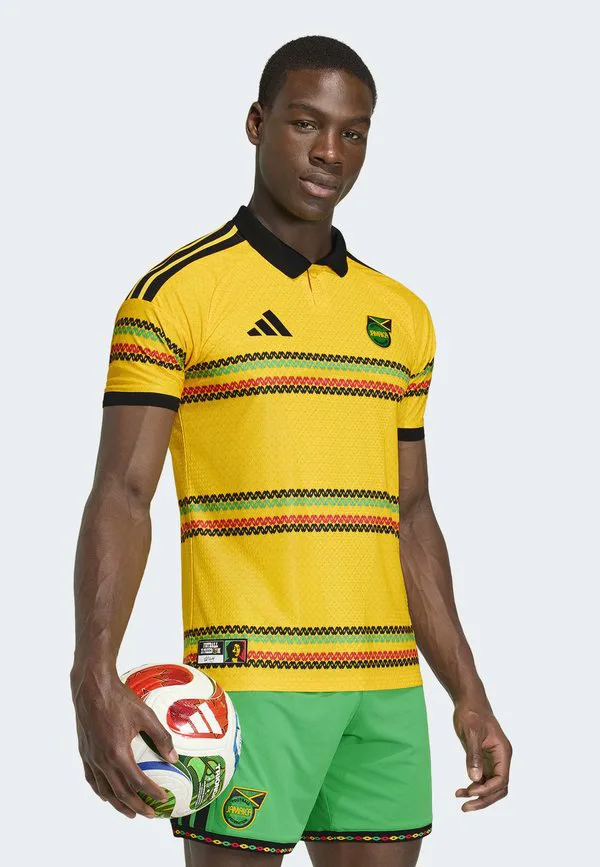 Ямайка 26 x bob marley home authentic sports футболка Adidas Performance, Bold Gold