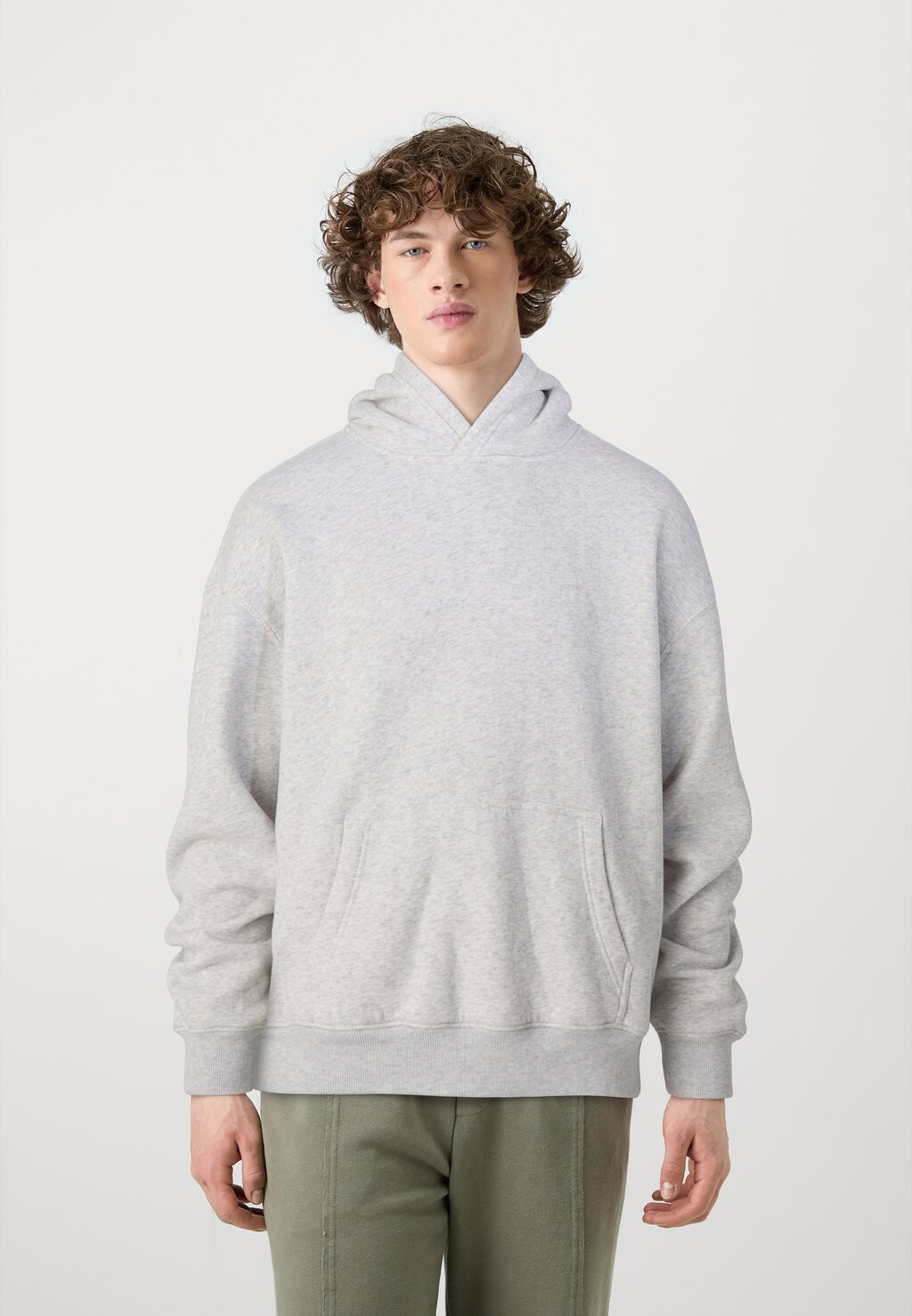 

Толстовка с капюшоном BOXY Hollister Co., серый