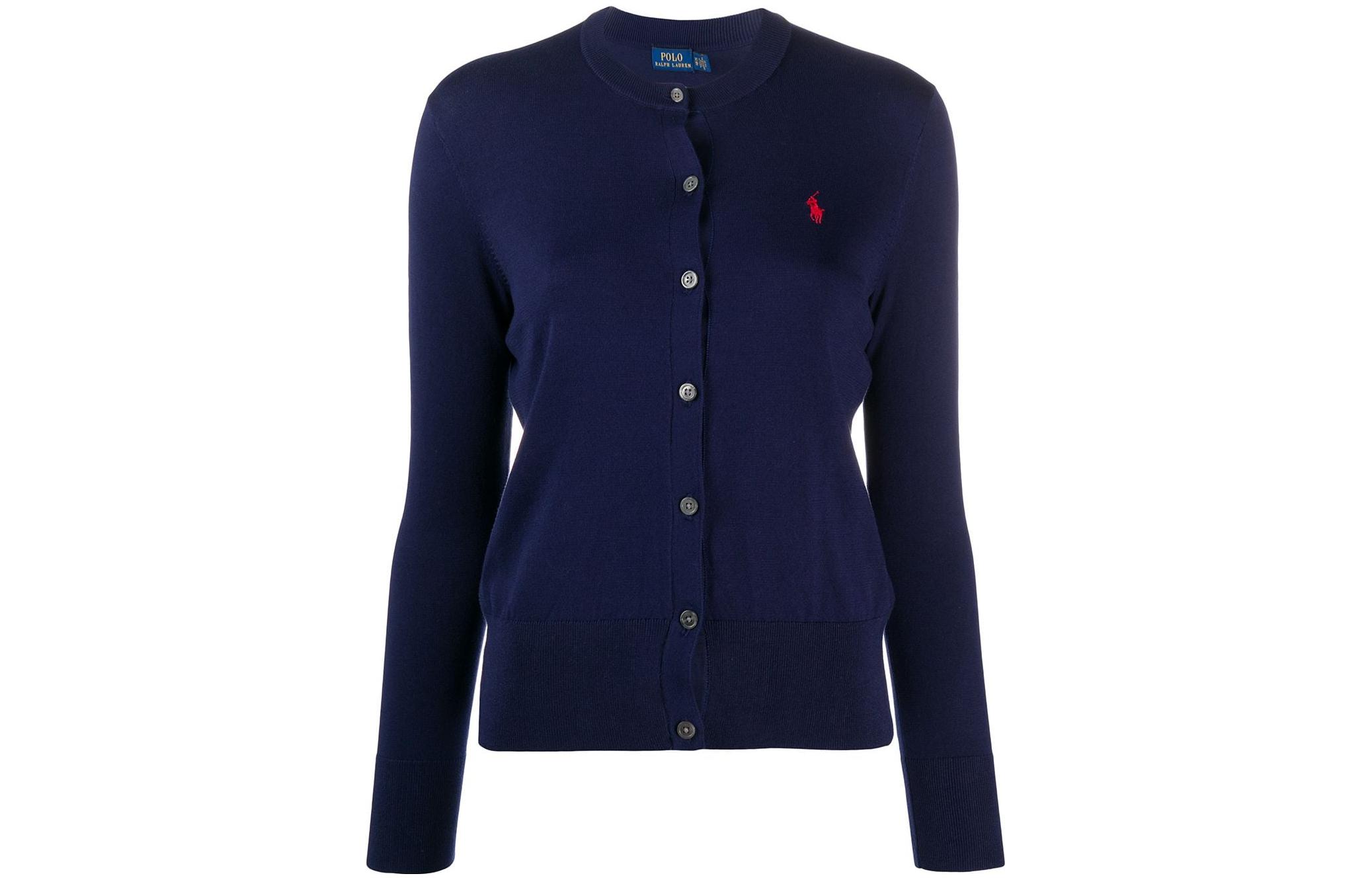 

Кардиган с вышивкой Polo Pony Polo Ralph Lauren, Marine Blue