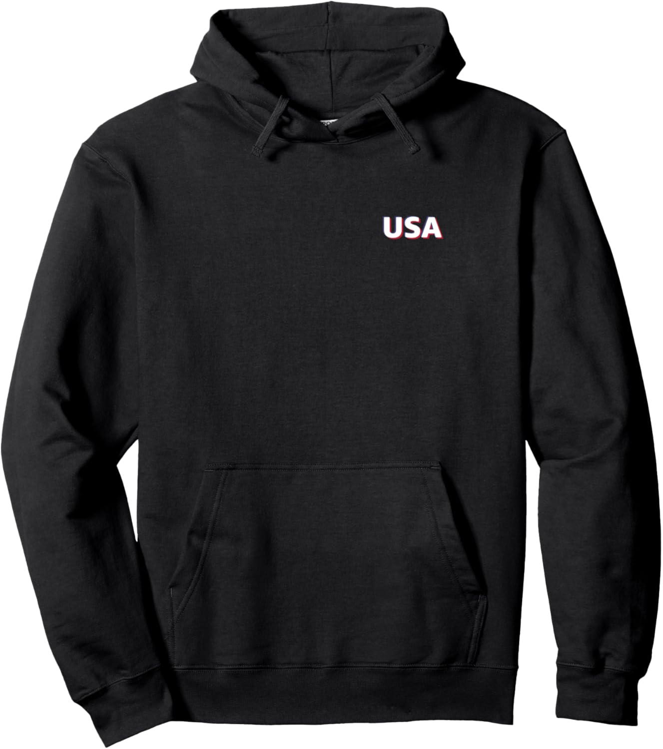 

Толстовка с флагом Соединенных Штатов United States, черный