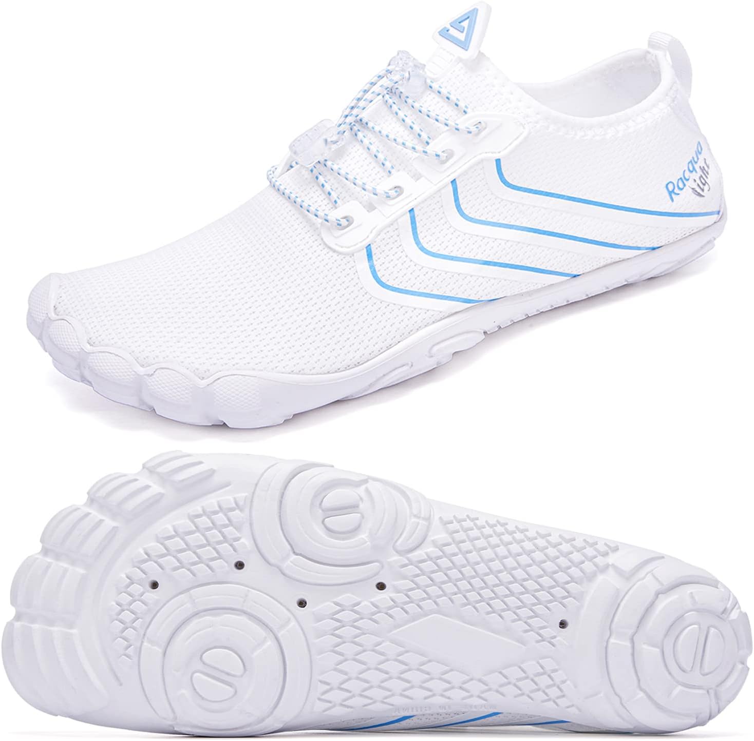 

Кроссовки Racqua EVA Sole Ultra Light для мужчин и женщин, белый/синий