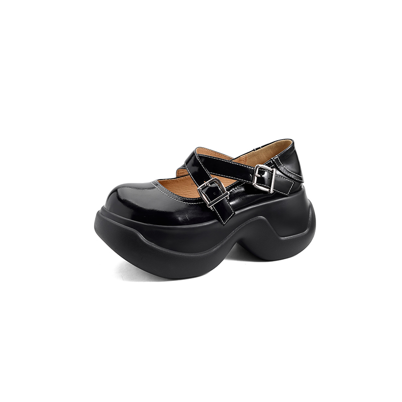 Туфли Мэри Джейн женские QUICHESHOES, Black