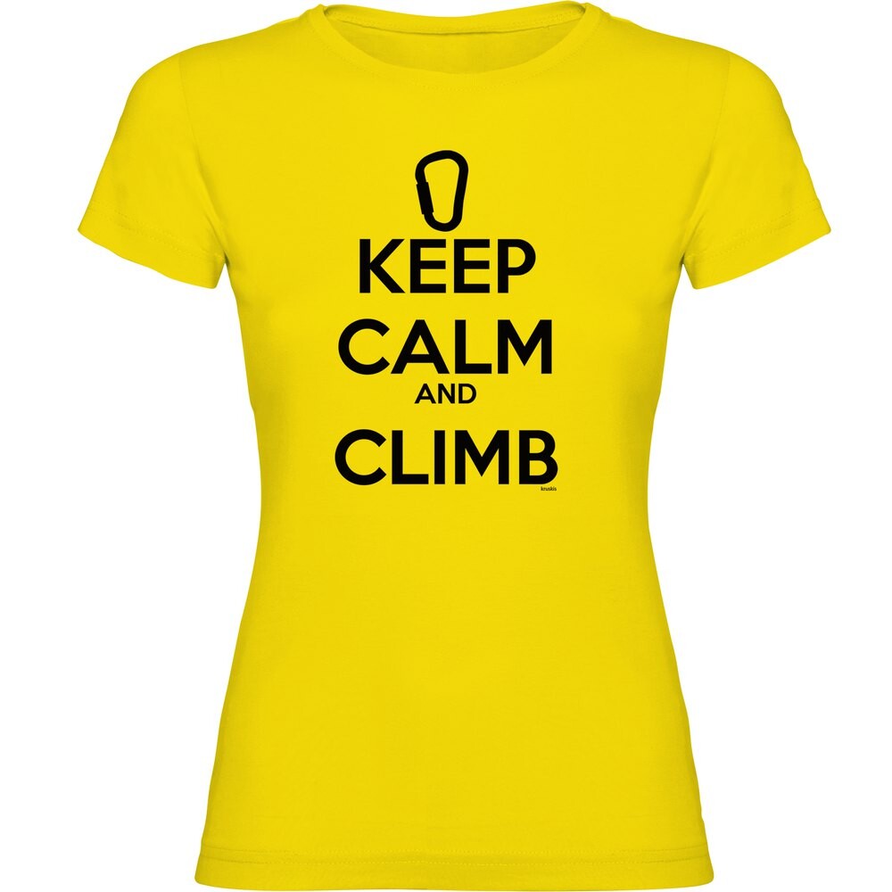 

Футболка Kruskis Keep Calm And Climb, желтый
