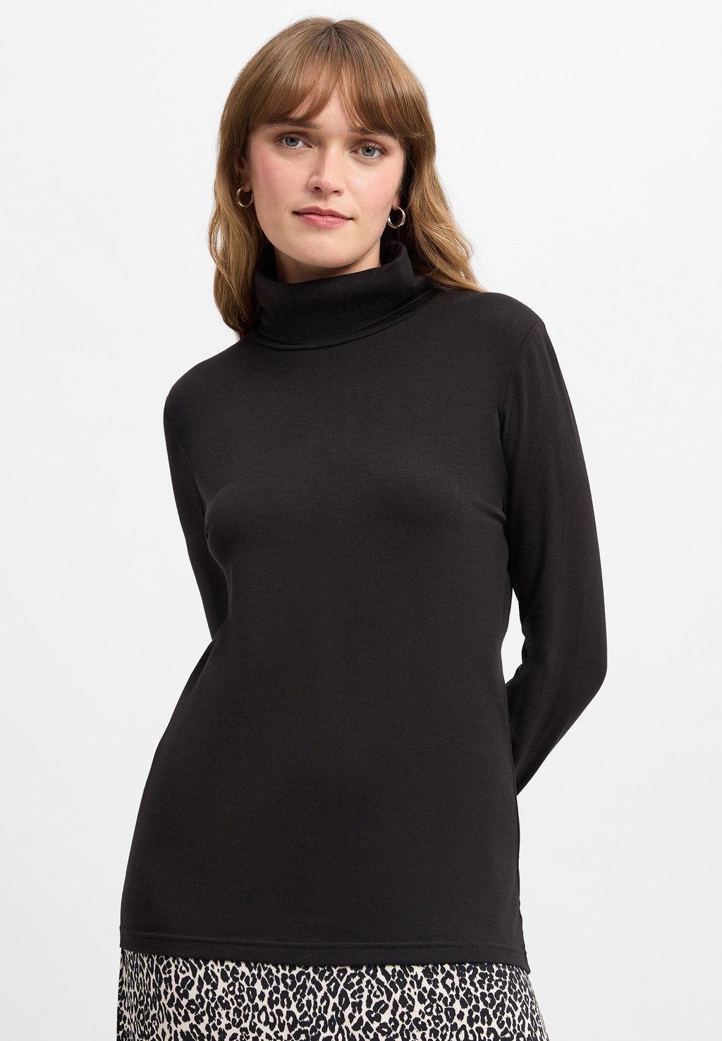 

Топ с длинными рукавами Franco Callegari, черный