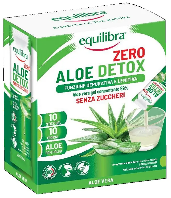 

Equilibra Aloe Detox Zero 10 Stick для облегчения пищеварительной системы