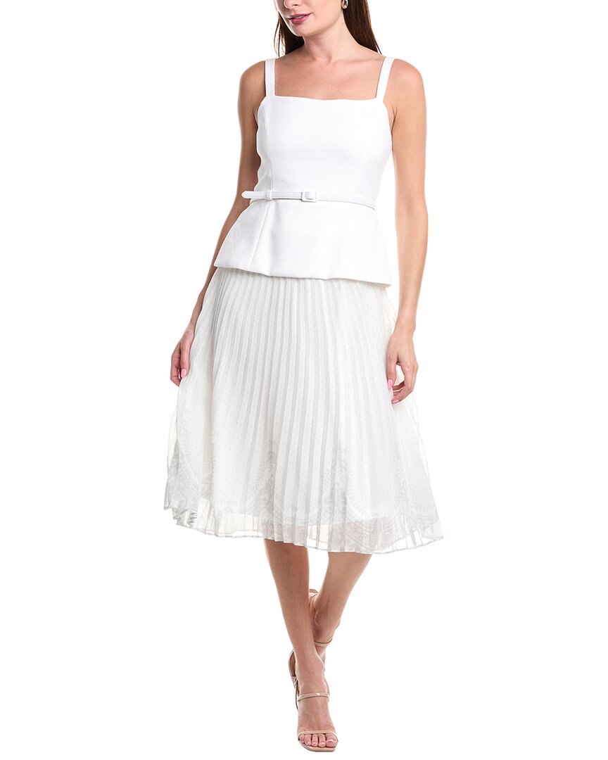 

Платье миди с поясом Julia Jordan, белый