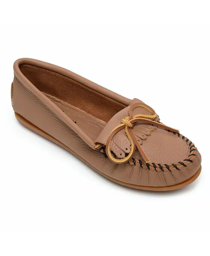 

Женские мокасины Kilty из оленьей кожи Minnetonka, коричневый