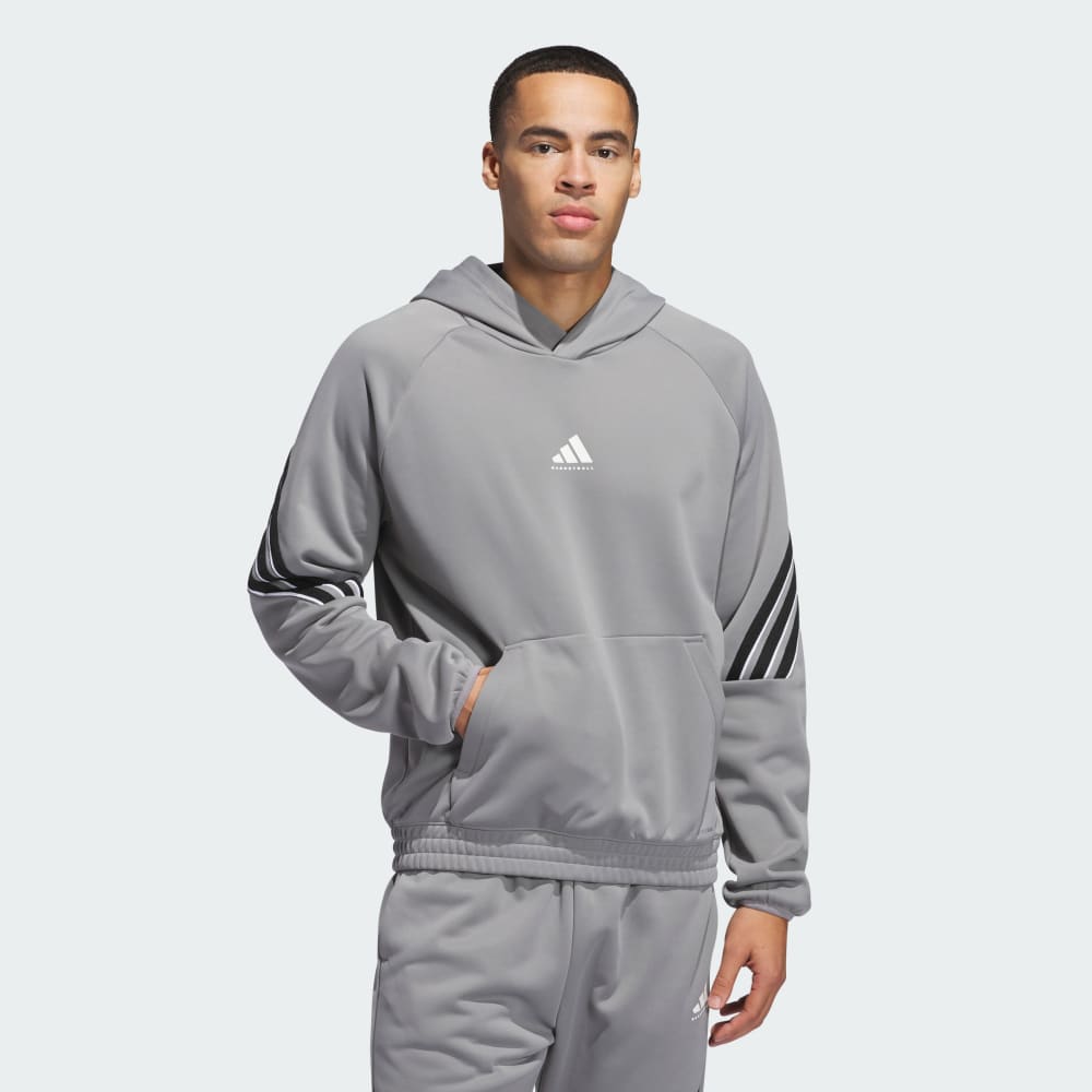 

Спортивное худи Adidas Select Foundation Fleece Hoodie, цвет Grey Three/Black
