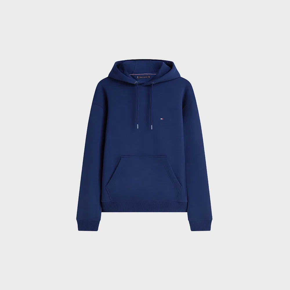 Мужское худи с флагом-логотипом, тёмно-синее, от Tommy Hilfiger