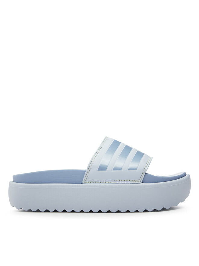 

Мюли adidas Adilette Platform Slides HQ6181, небесно-голубой