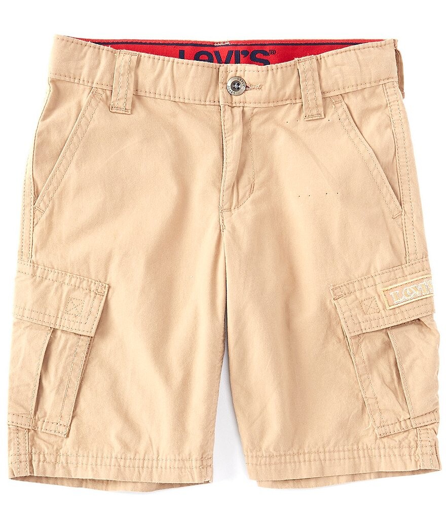 

Шорты-карго свободного кроя Levi's Little Boys 2T-7, бежевый