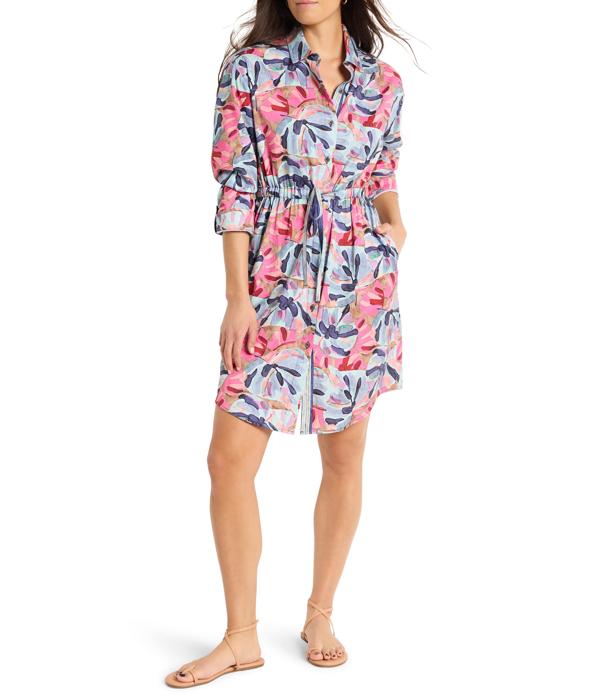 

Платье NIC+ZOE Firework Foliage Syd Dress, синий мульти