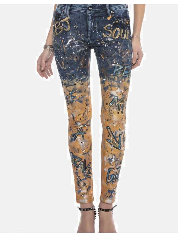 

Джинсы Cipo & Baxx, оранжевый