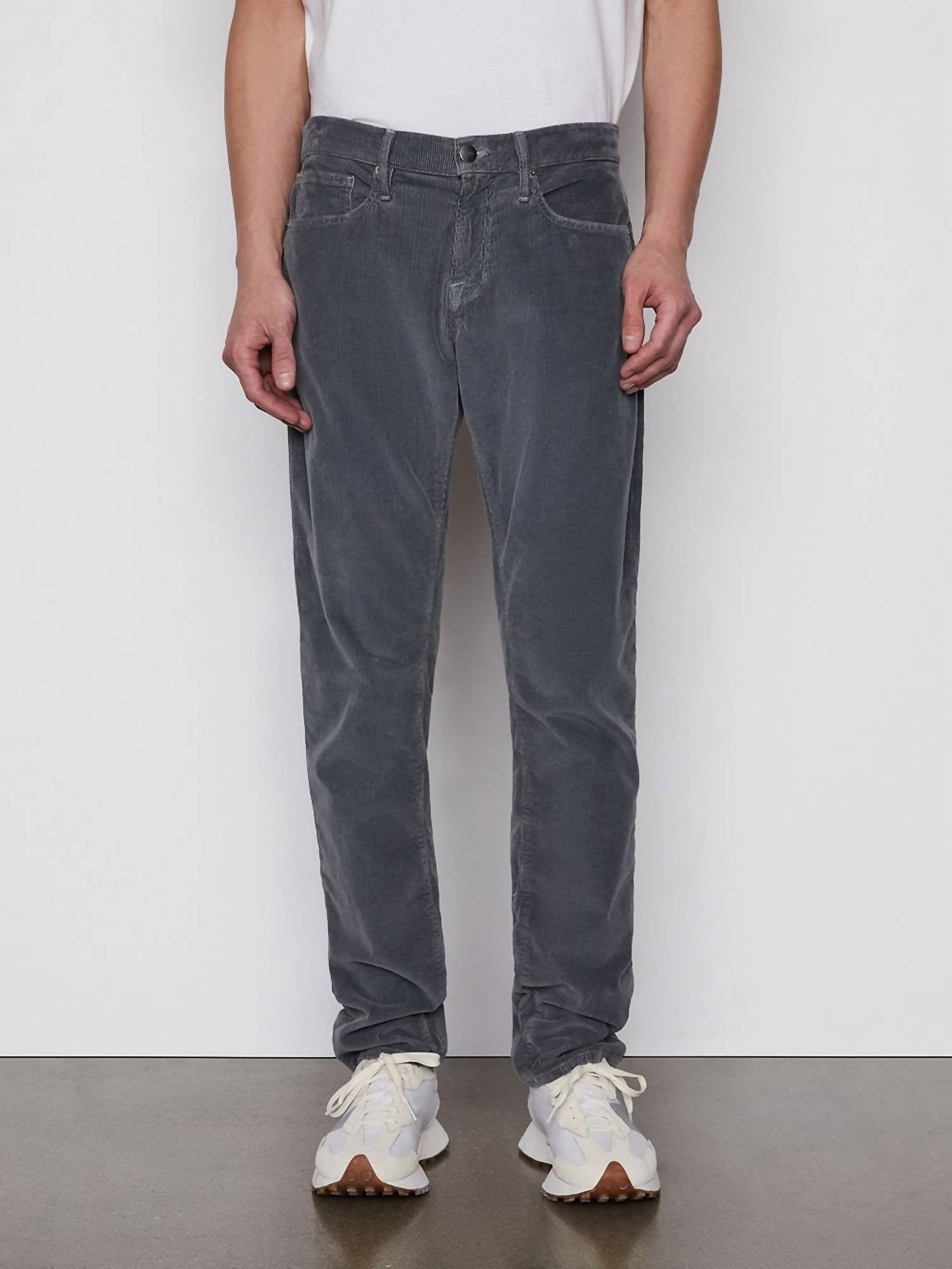

Джинсы L'homme Slim Corduroy серого цвета FRAME