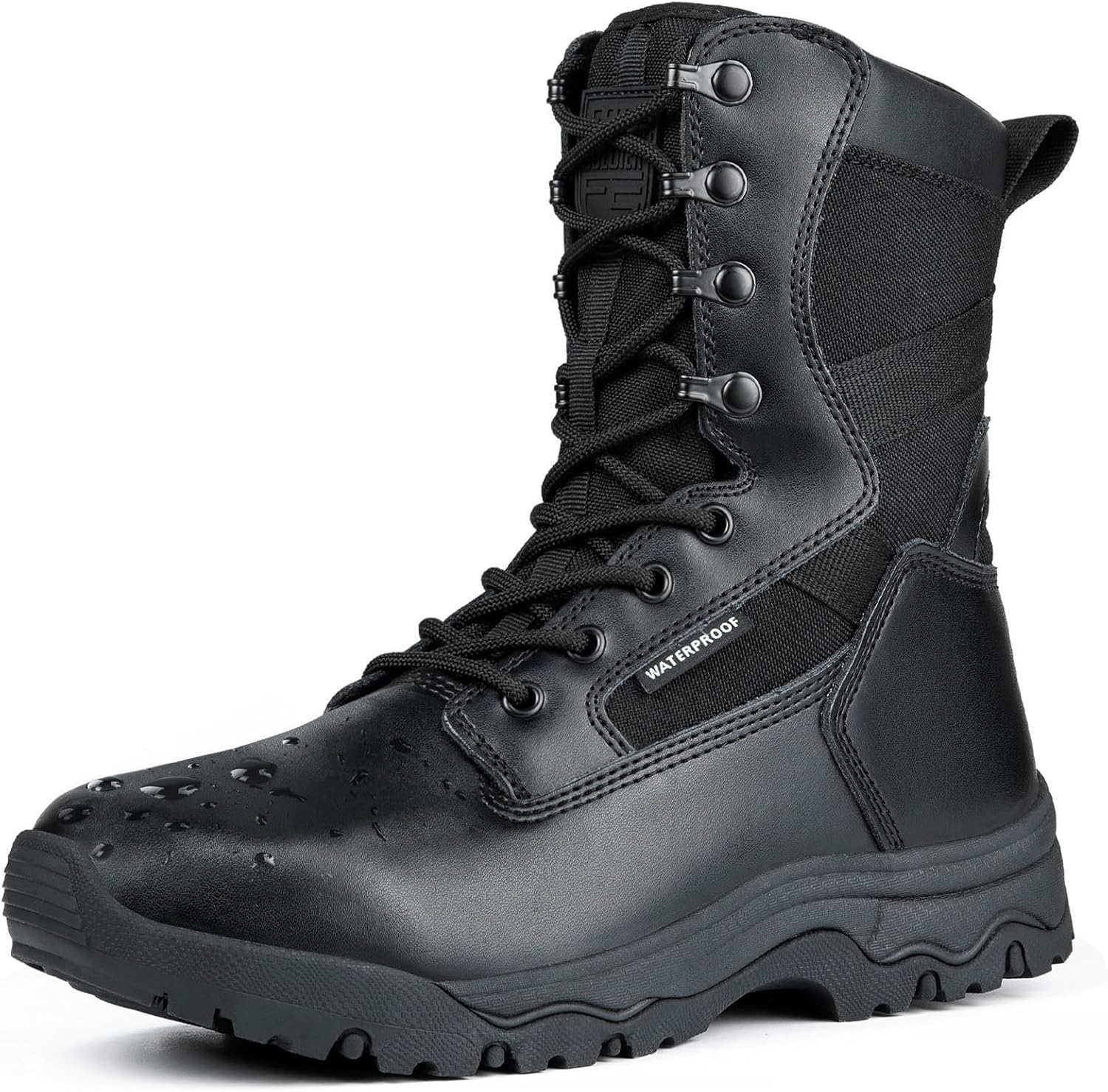 

Мужские тактические ботинки FREE SOLDIER, 20 см, легкие боевые ботинки, прочные замшево-кожаные военные ботинки, пустынные ботинки, черный
