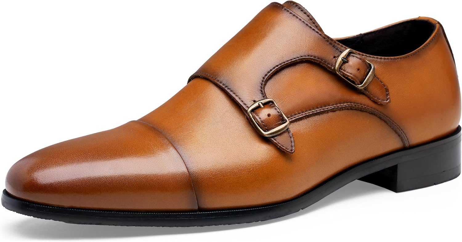 

Мужские туфли Jousen с монковой застежкой, коричневый