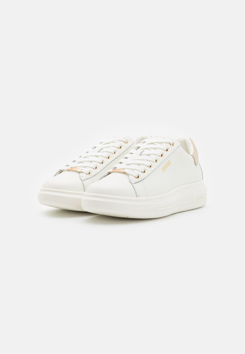

Кроссовки Vibo Guess, белый/золотой