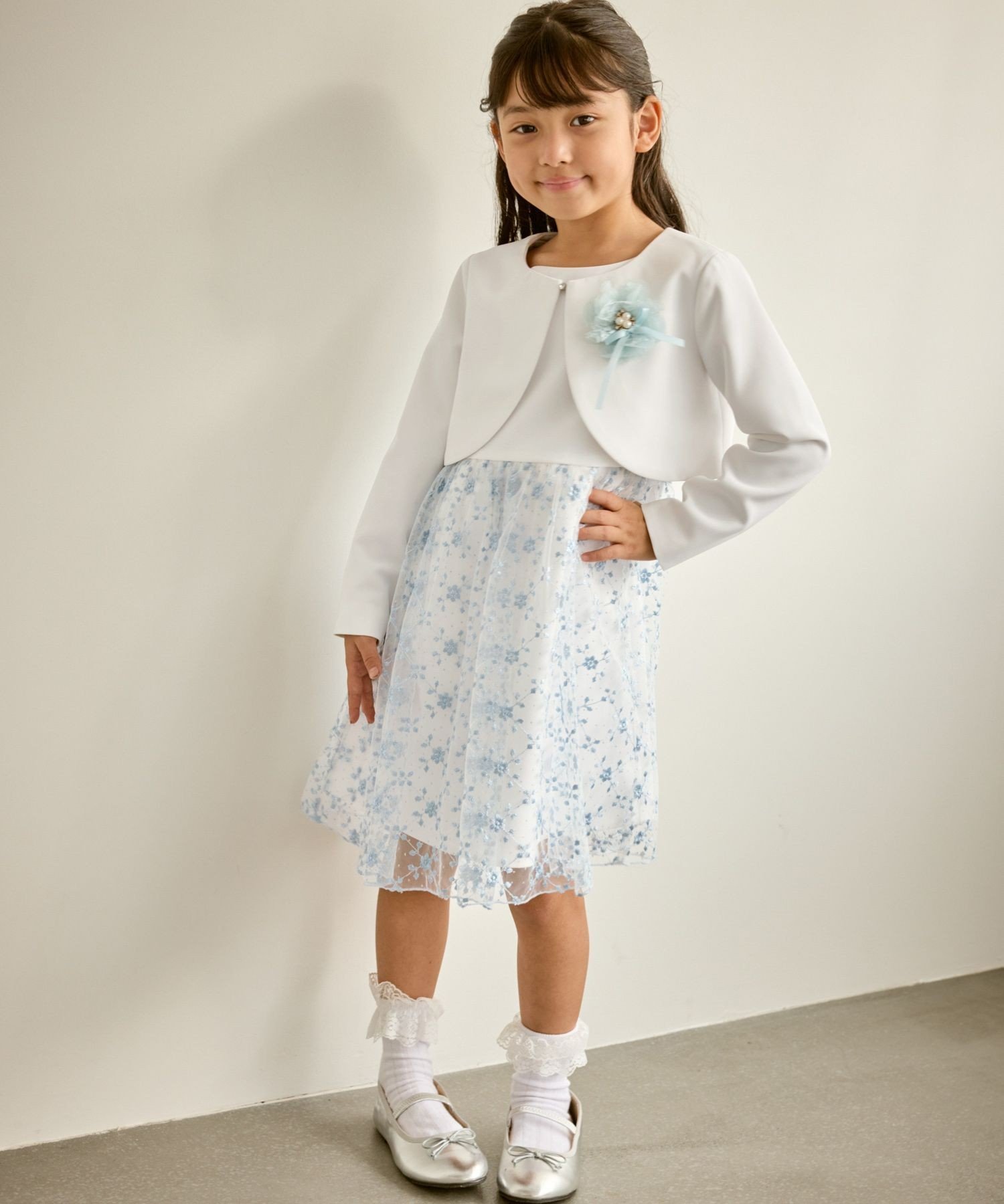 Комплект болеро/Подходит для церемонии ROPE' PICNIC KIDS, White (10) — фото 2
