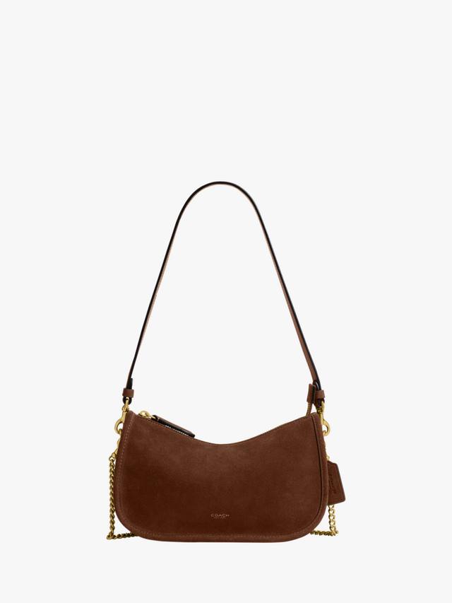

Сумка через плечо Waverly из замши Coach, Warm Brown