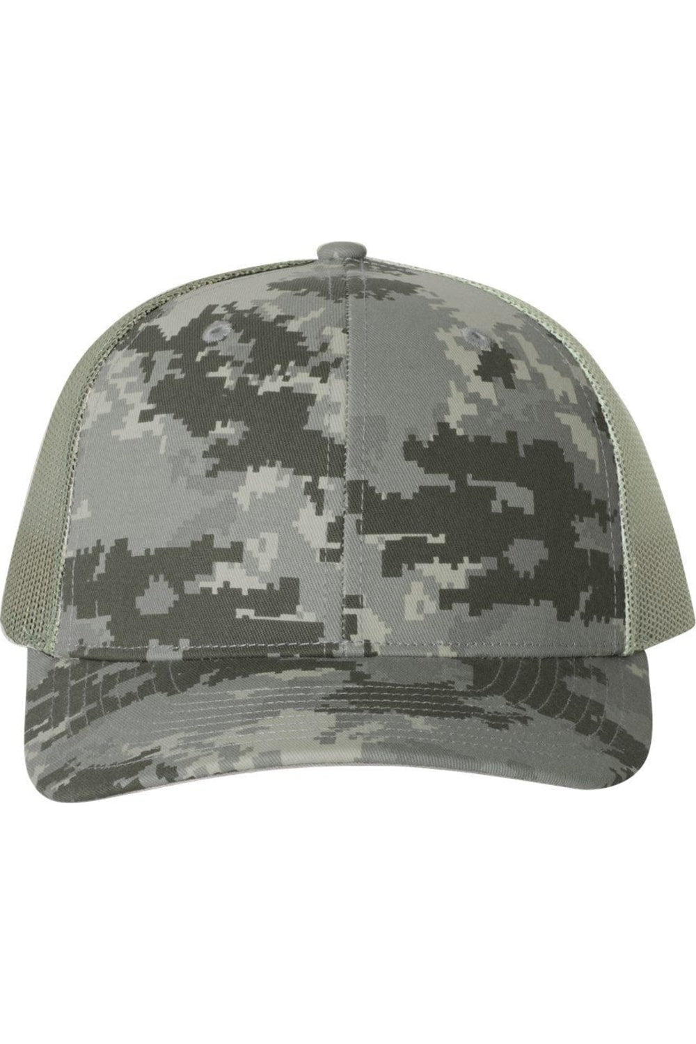 

Кепка дальнобойщика Richardson с узором Snapback, цвет military digital camo/ light green