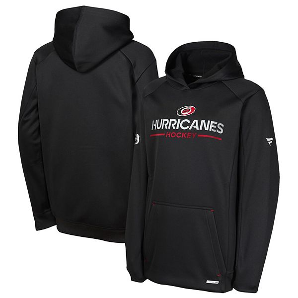 Черный худи Carolina Hurricanes Authentic Pro Rink Raglan Fanatics — фото 2