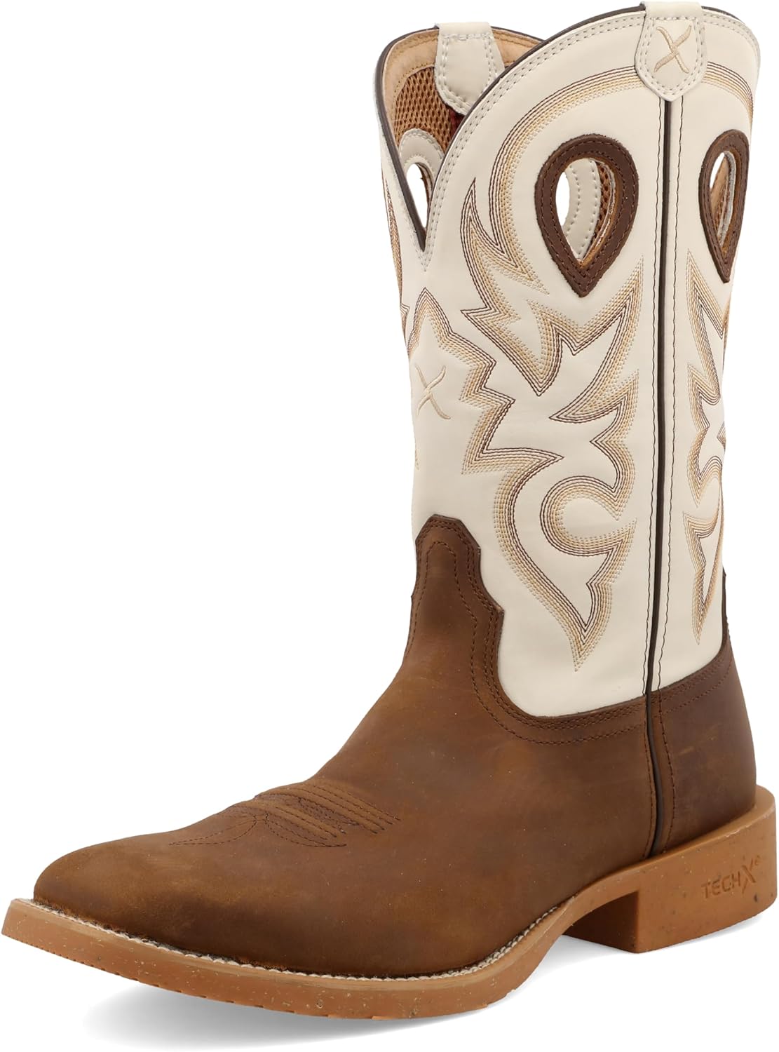 

Ботинки Twisted X Men's 12 Tech X Western, ореховый/слоновая кость