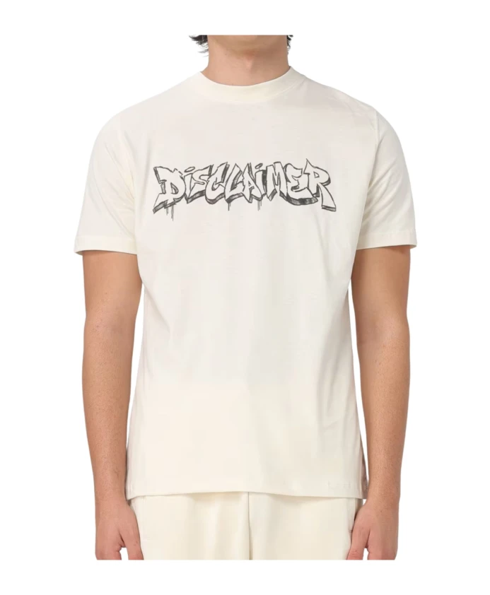 

Мужская футболка в стиле граффити Disclaimer, бежевый