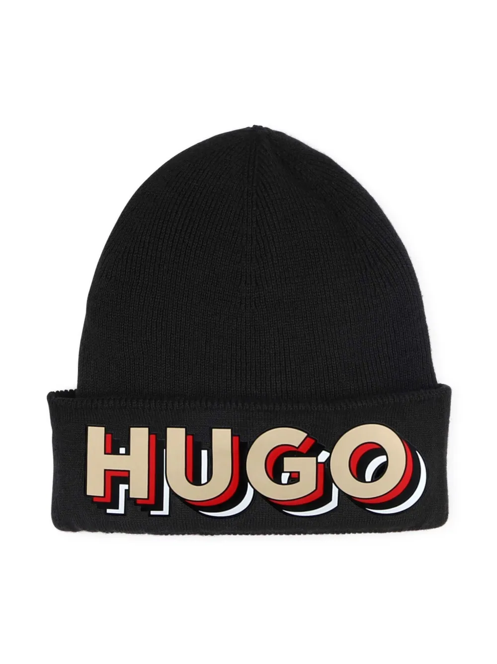 

Шапка бини с логотипом HUGO KIDS, черный