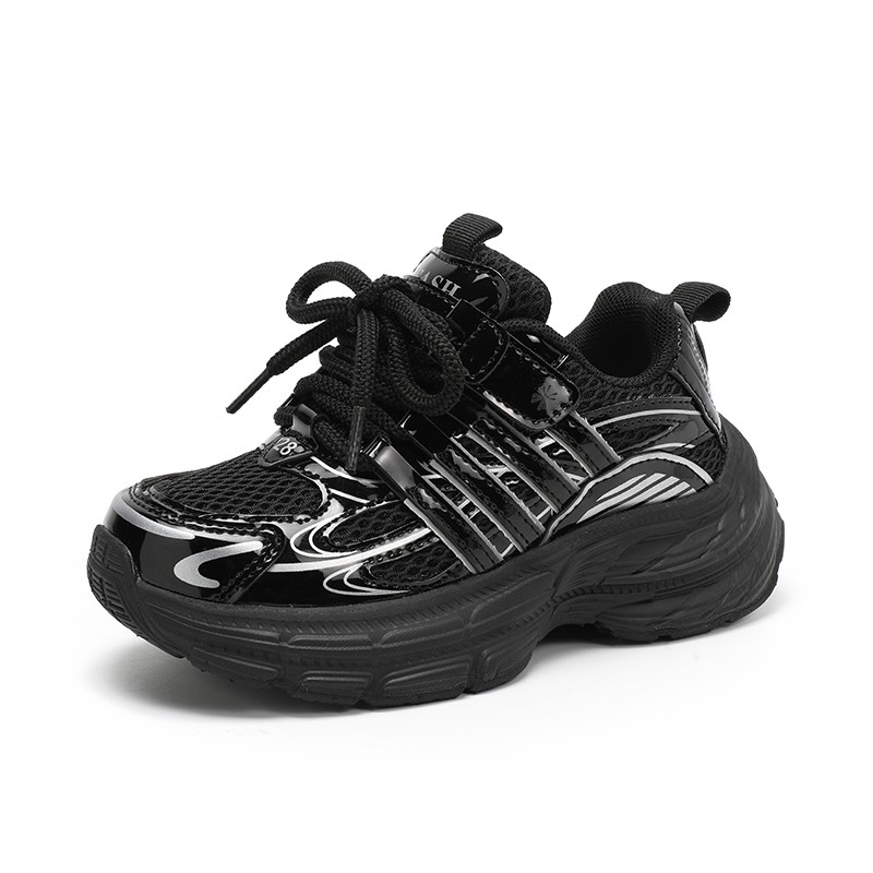 

Детские противоскользящие и дышащие повседневные кроссовки унисекс YUZHAOLIN, черный