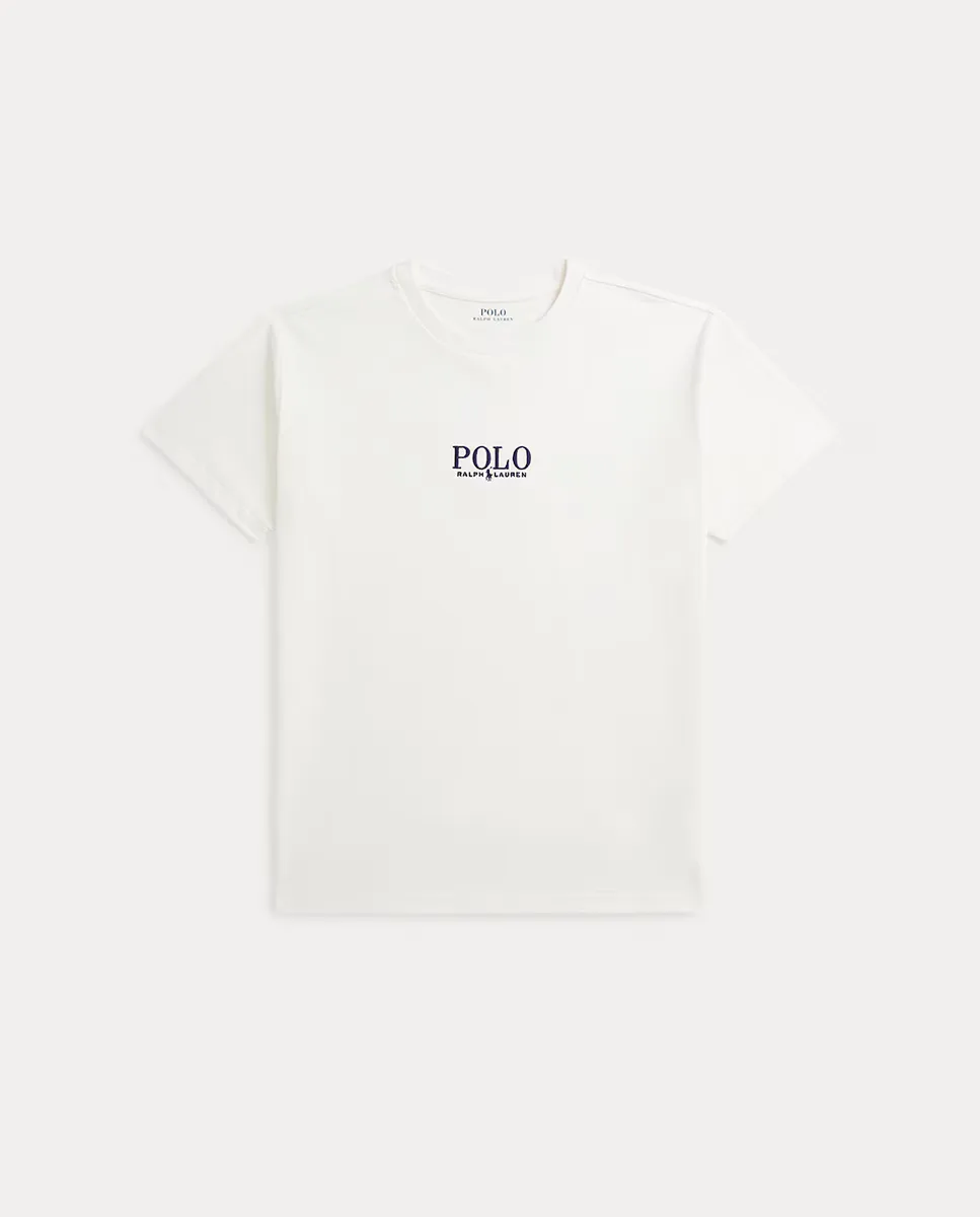 

Футболка для мальчиков из хлопка с логотипом Polo Ralph Lauren, белый