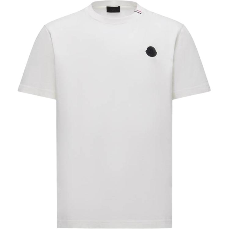 

Футболка с нашивкой-логотипом Moncler, белый