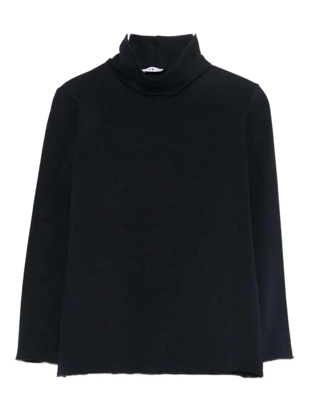 

Футболка с длинными рукавами и воротником-стойкой Il Gufo, темно-синий