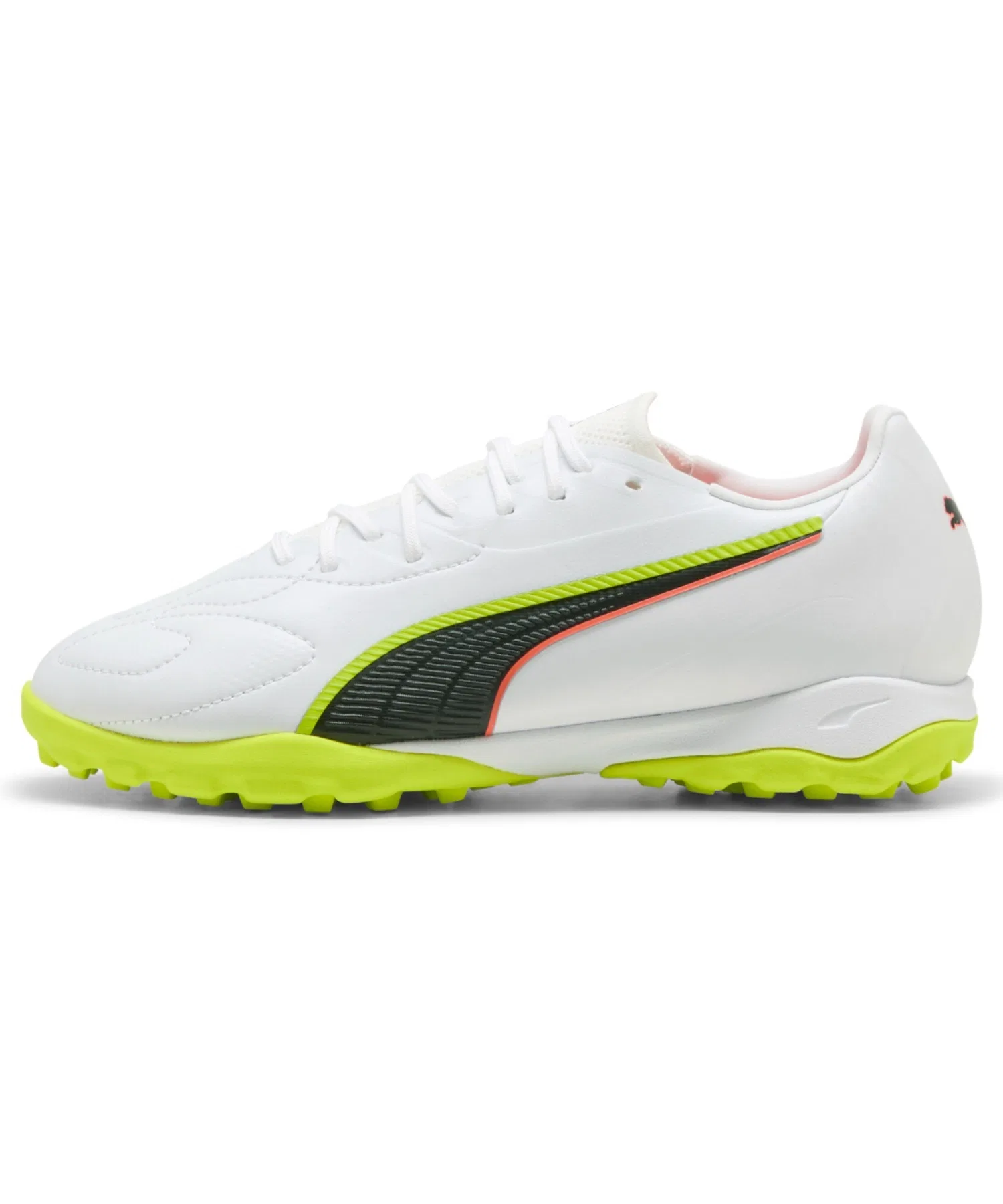 Детские кроссовки PUMA King 20 Match TT + Mid для футбола белые