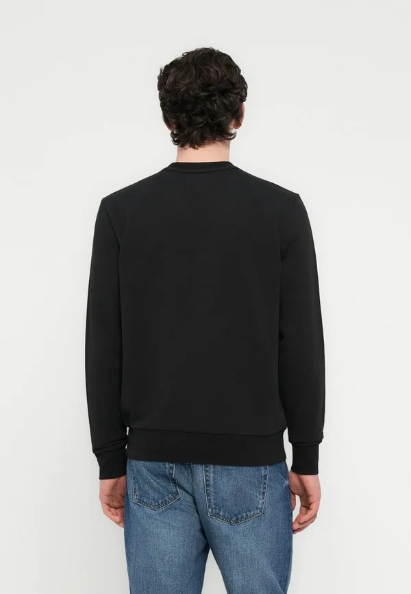 Толстовка с логотипом в полоску из французского махрового трикотажа Tommy Hilfiger, Black — фото 3