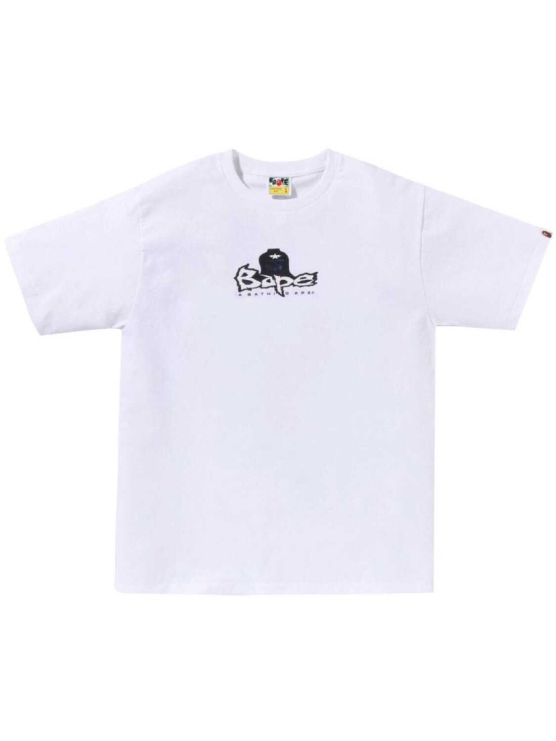 

A BATHING APE футболка с логотипом, белый