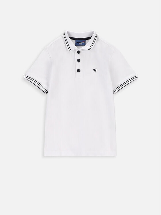 

Рубашка поло стандартного кроя Coccodrillo, белый