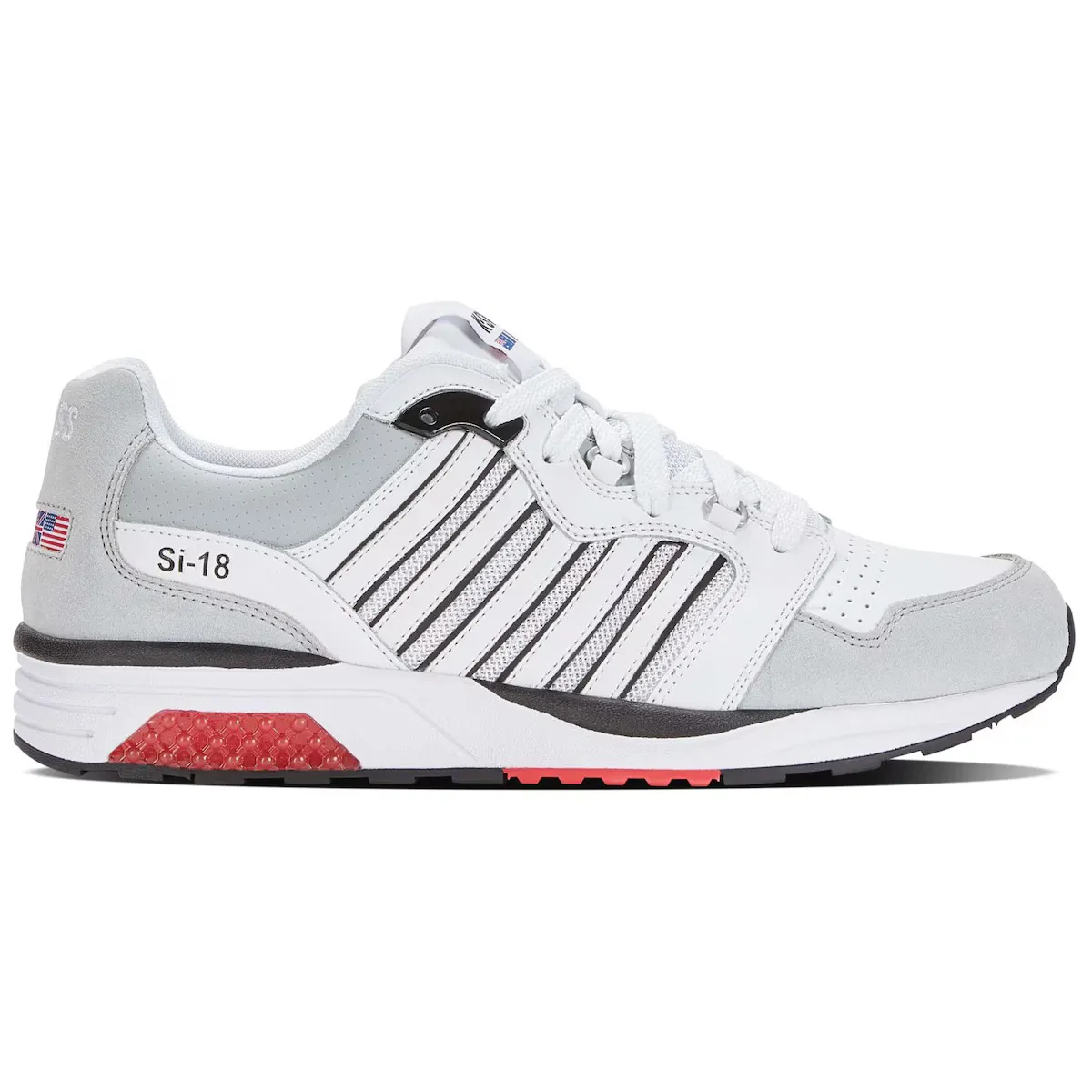 

Мужские повседневные кроссовки K·Swiss SI-18 RANNELL K-Swiss, белый/красный