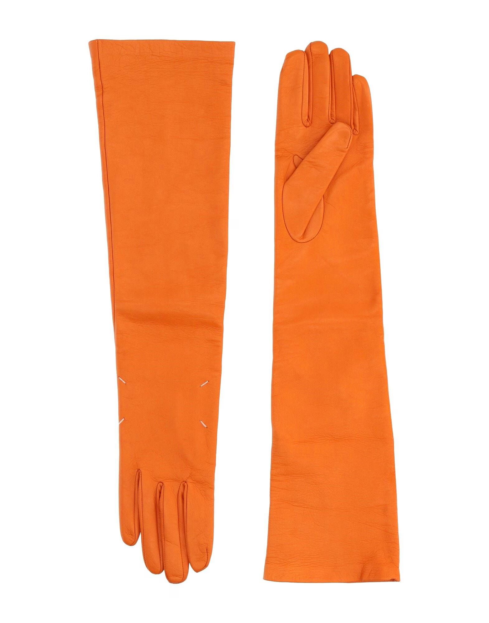 

Перчатки Maison Margiela, оранжевый