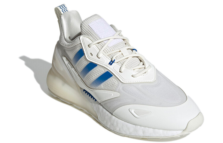 Кроссовки Adidas Originals ZX 2K BOOST 2.0 Lifestyle Unisex, светло-серый/синий — фото 3