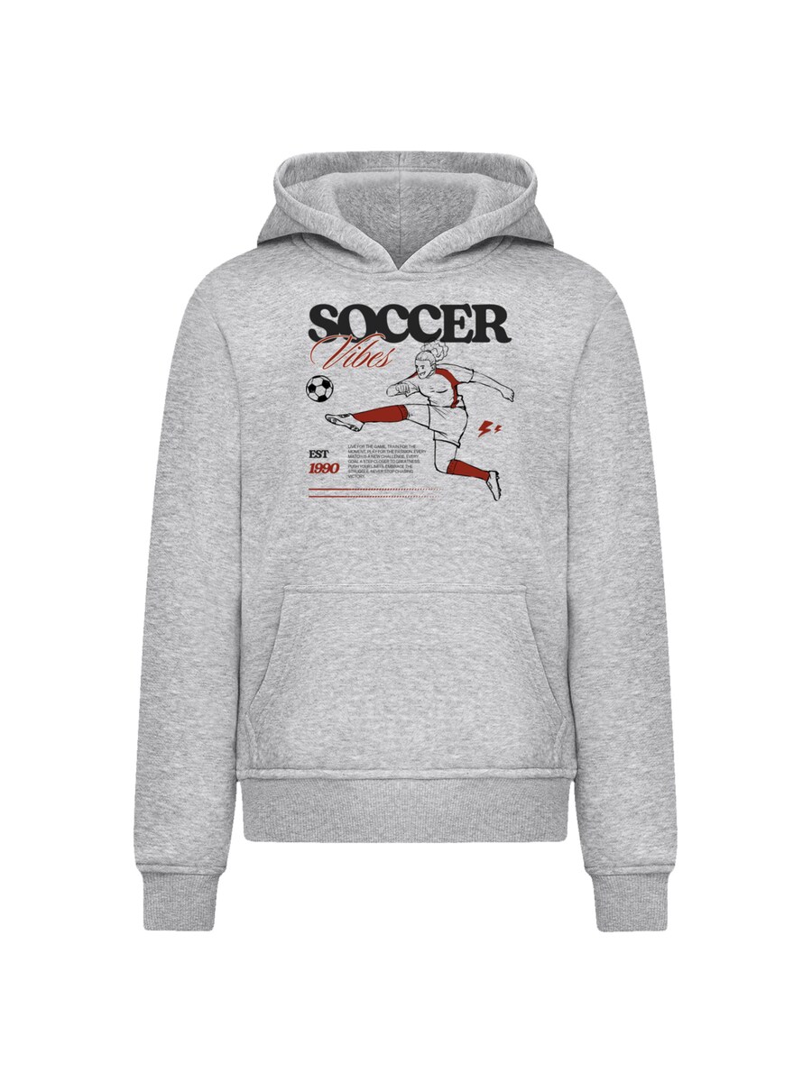 

Толстовка F4NT4STIC Soccer Vibes Sport Fan, серый