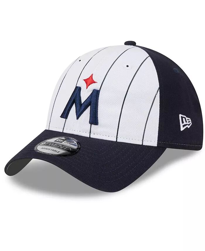 

Мужская белая кепка Minnesota Twins 2024 Batting Practice 9TWENTY Adjustable New Era