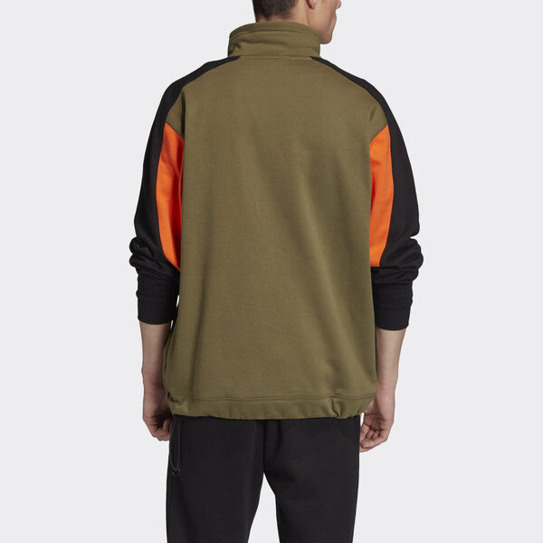 Толстовка adidas originals PT3 1/ Full-Zip Jacket Men Olive, зеленый — фото 4