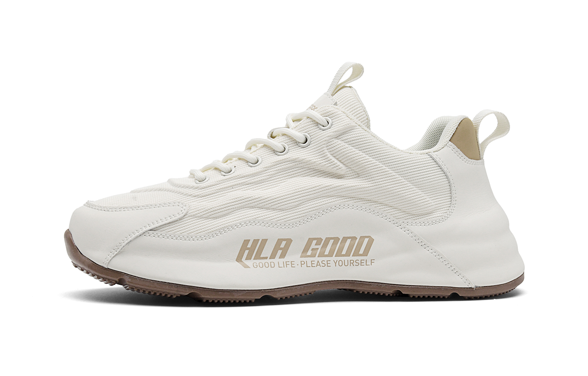 

HLA Мужские повседневные кеды низкие бежевые, цвет Beige