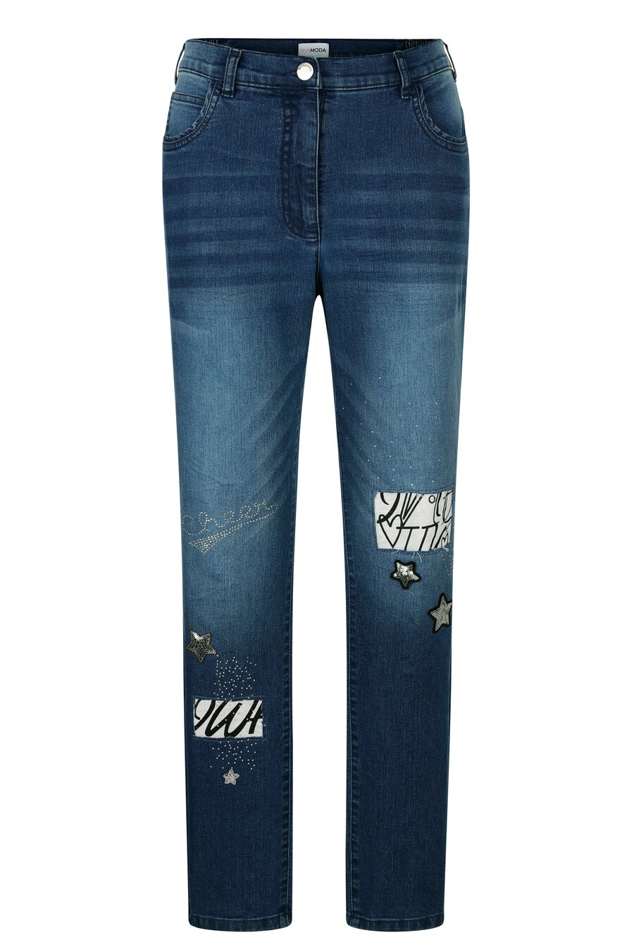 

Джинсы MIAMODA Regular Jeans, синий деним